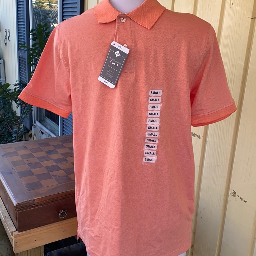 Men’s cotton stretch polo